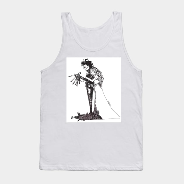 Edwardscissorhands Tank Top by priscilla1993